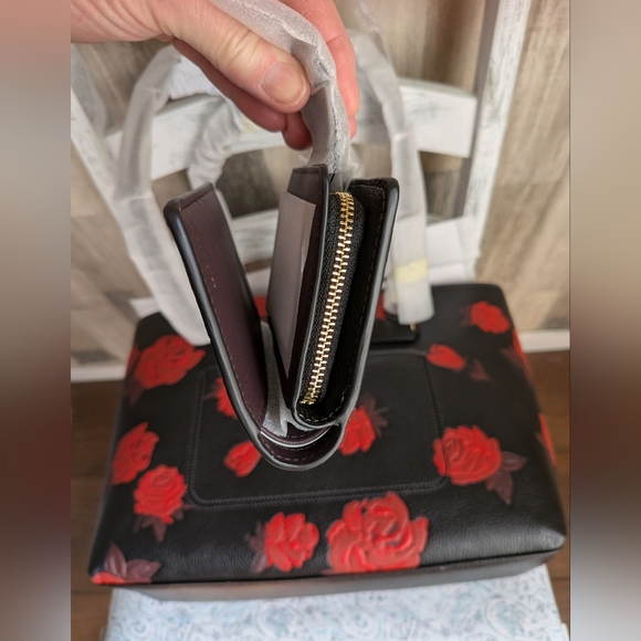 Coach Station Tote And Wallet Set NWT Rose Camo - Picture 15 of 16